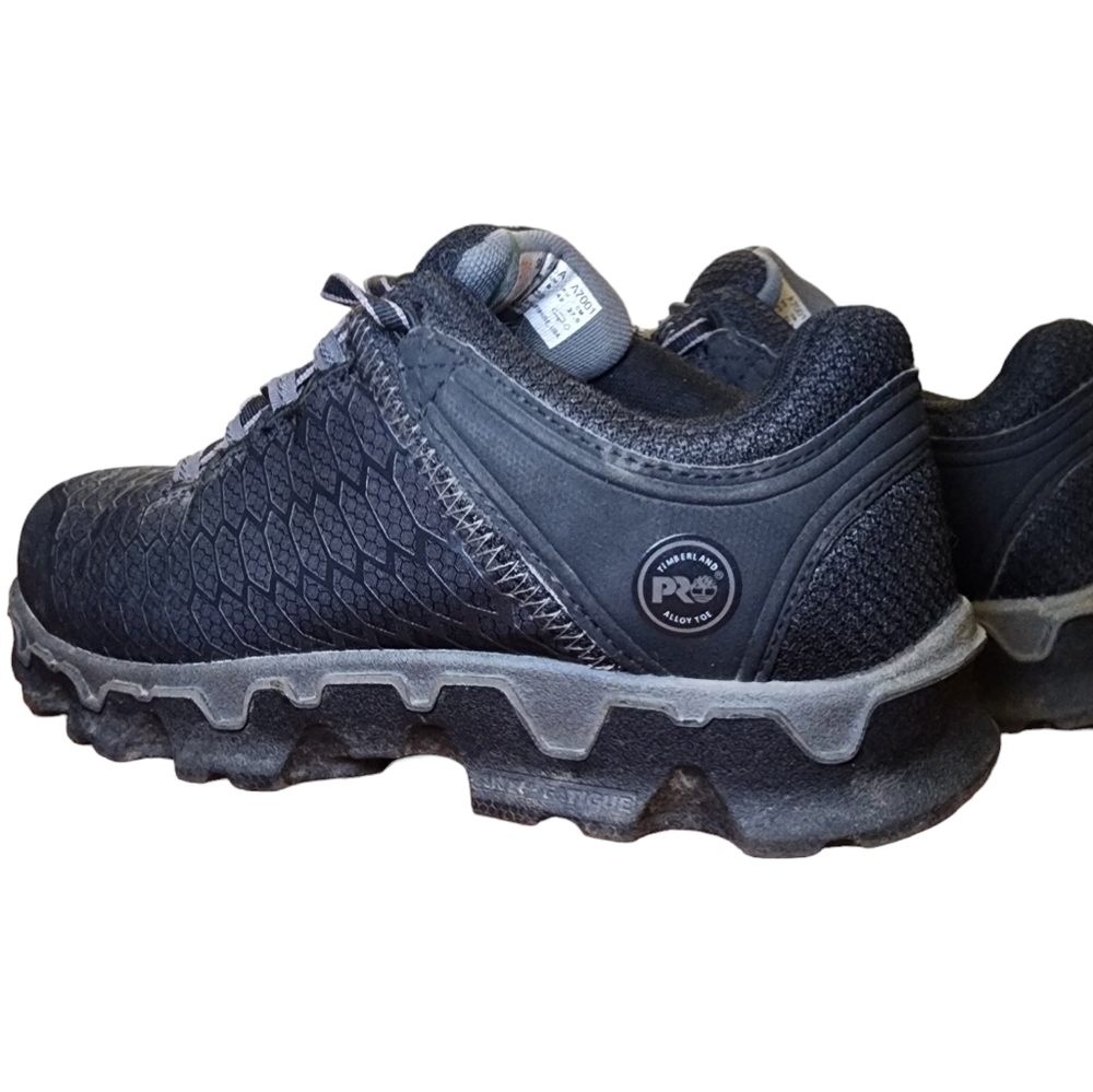 Timberland PRO steel alloy toed work boots | black & gray | Men's 9 medium - Picture 5 of 12